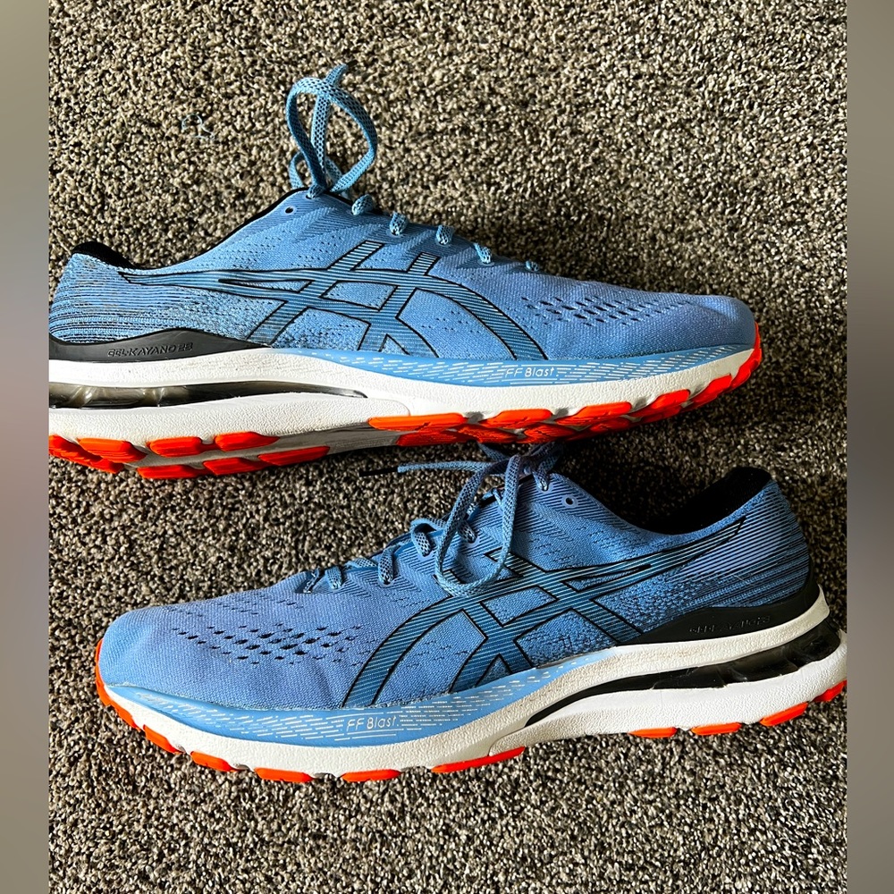 Asics Gel Kayano 28 Running Shoes Sneakers Mens Size 14 1011B189 (No Insoles)